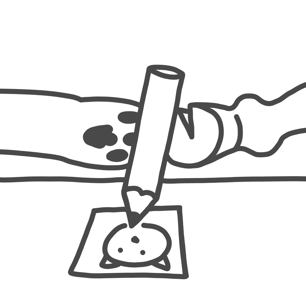 Animal pair drawing
