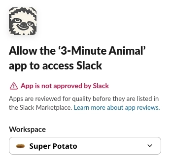 Slack workspace